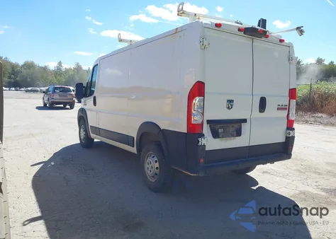 2021 Ram Promaster 1500 Low Roof 136 Wb из США, поврежденный, VIN 3C6LRVAG3ME529944